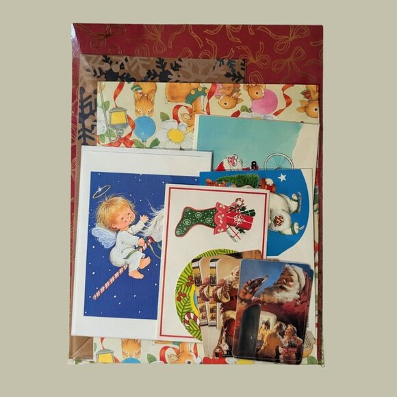 Vintage Christmas Ephemera Pack Junk Journal & Collage Supplies - Picture 2 of 2